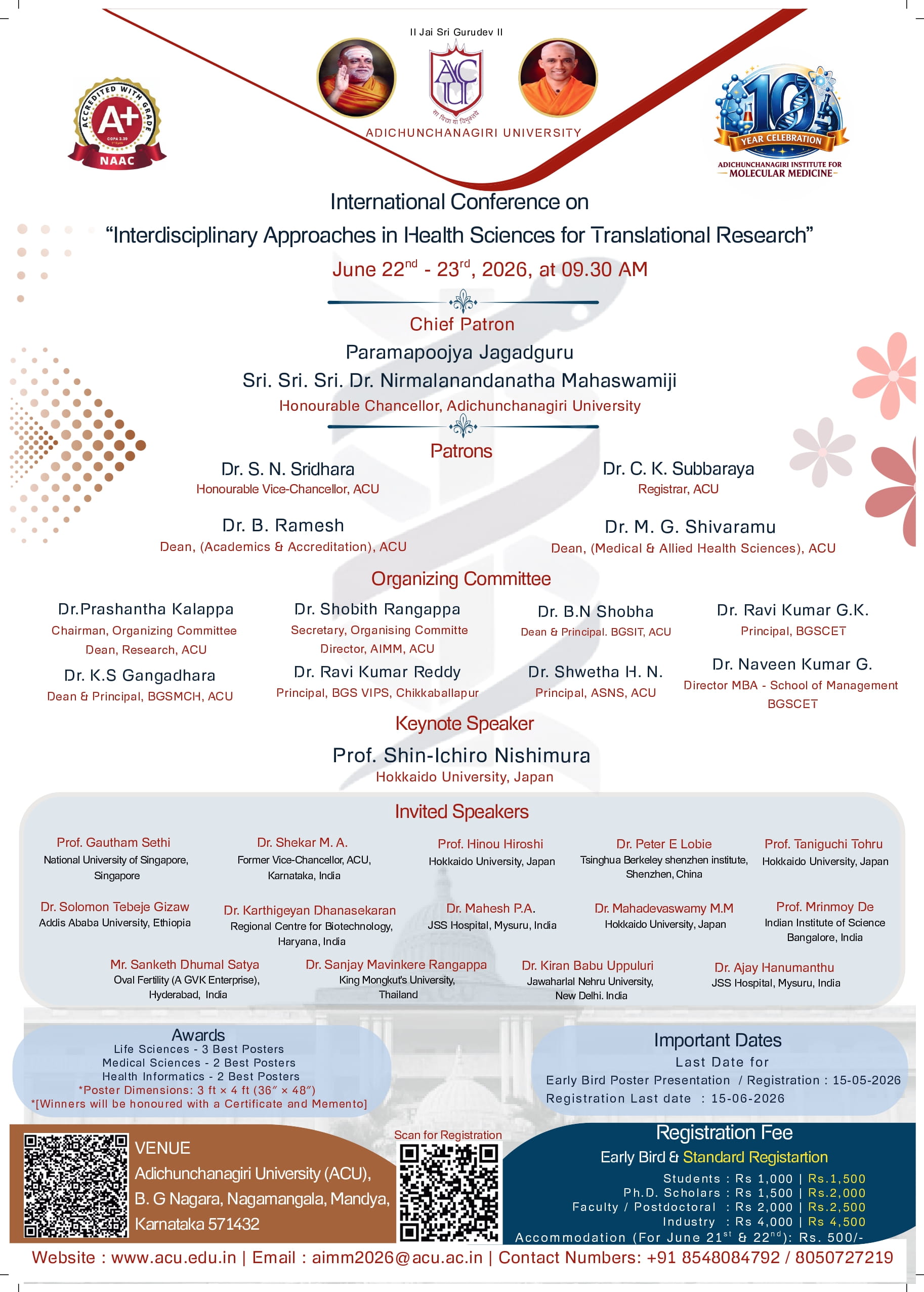 International Conference on Interdisciplinary Approaches in Health Sciences for Translational Research — June 22-23, 2026