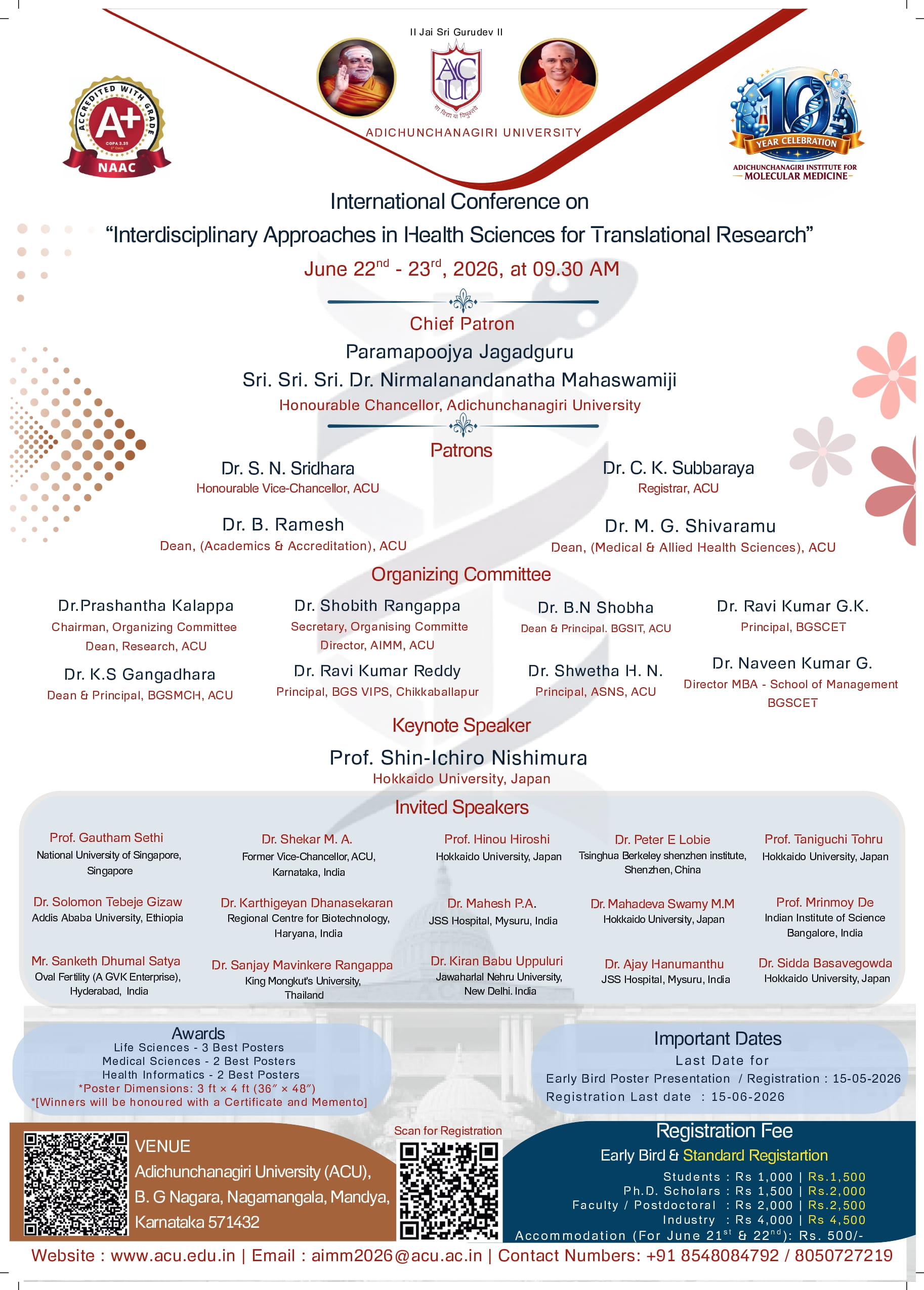International Conference on Interdisciplinary Approaches in Health Sciences for Translational Research — June 22-23, 2026