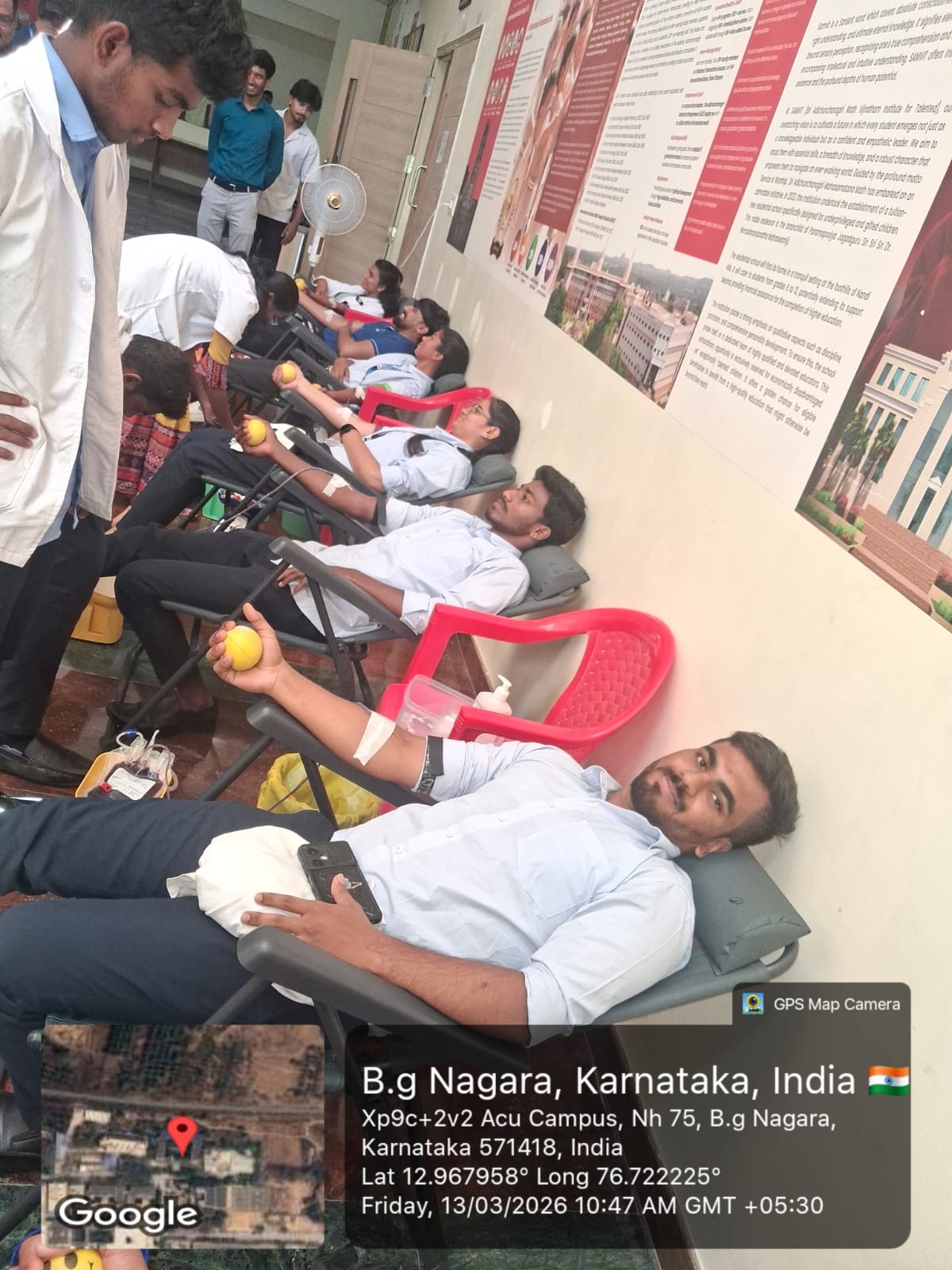 YRC voluntary blood donation camp
