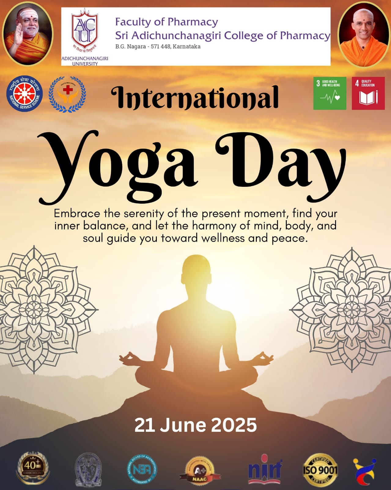 International Yoga Day poster