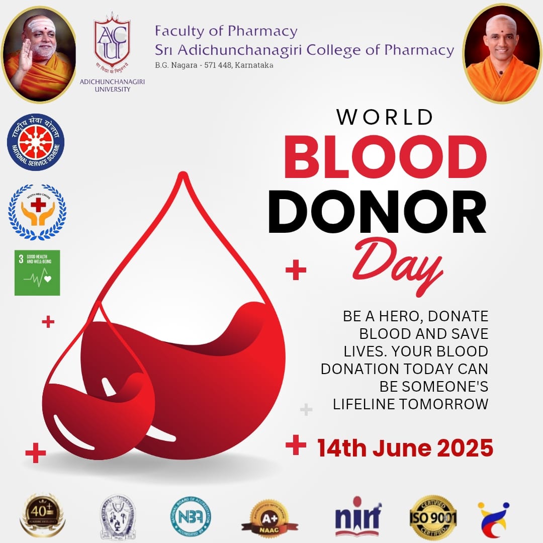 World Blood Donor Day campaign poster